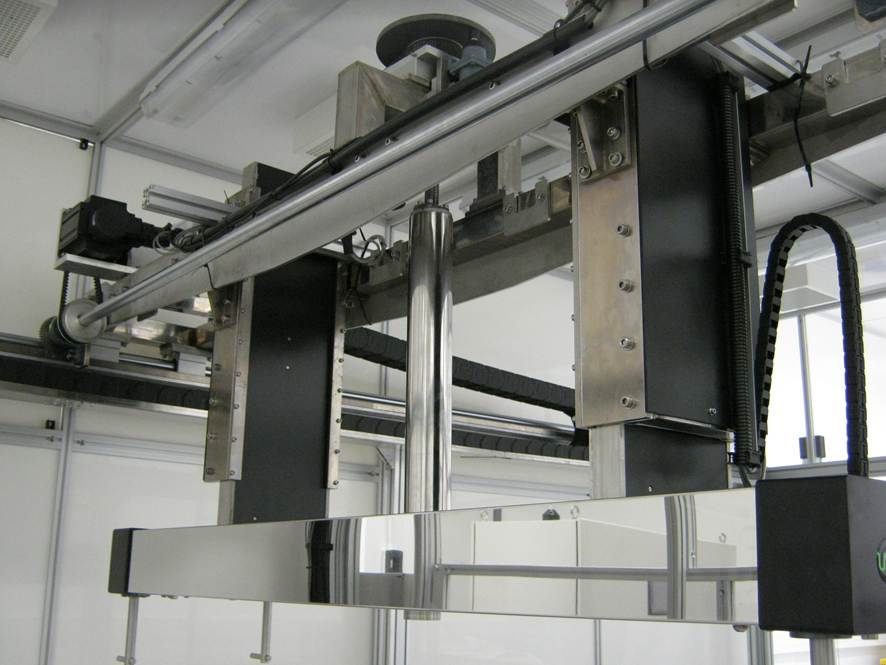 Automatic Four Postiion Cleaning Station (All Stainless Steel) for a Class 1K Cleanroom